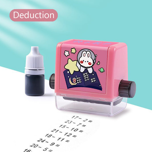 Addition Math Stamp Roller